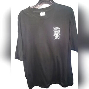 Mens Vintage Junior Brown Mixed Bag Graphic Tee Tshirt T-shirt XL